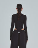 Undergold Body Line Undergold Studio Turtleneck Bodysuit Black