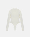 Undergold Body Line Undergold Studio Turtleneck Bodysuit White