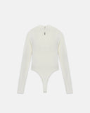 Undergold Body Line Undergold Studio Turtleneck Bodysuit White