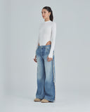 Undergold Body Line Undergold Studio Turtleneck Bodysuit White