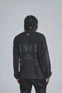 UNDERGOLD - Crewneck Act 1 Cross Slim Fit Knitted - Vintage Gray