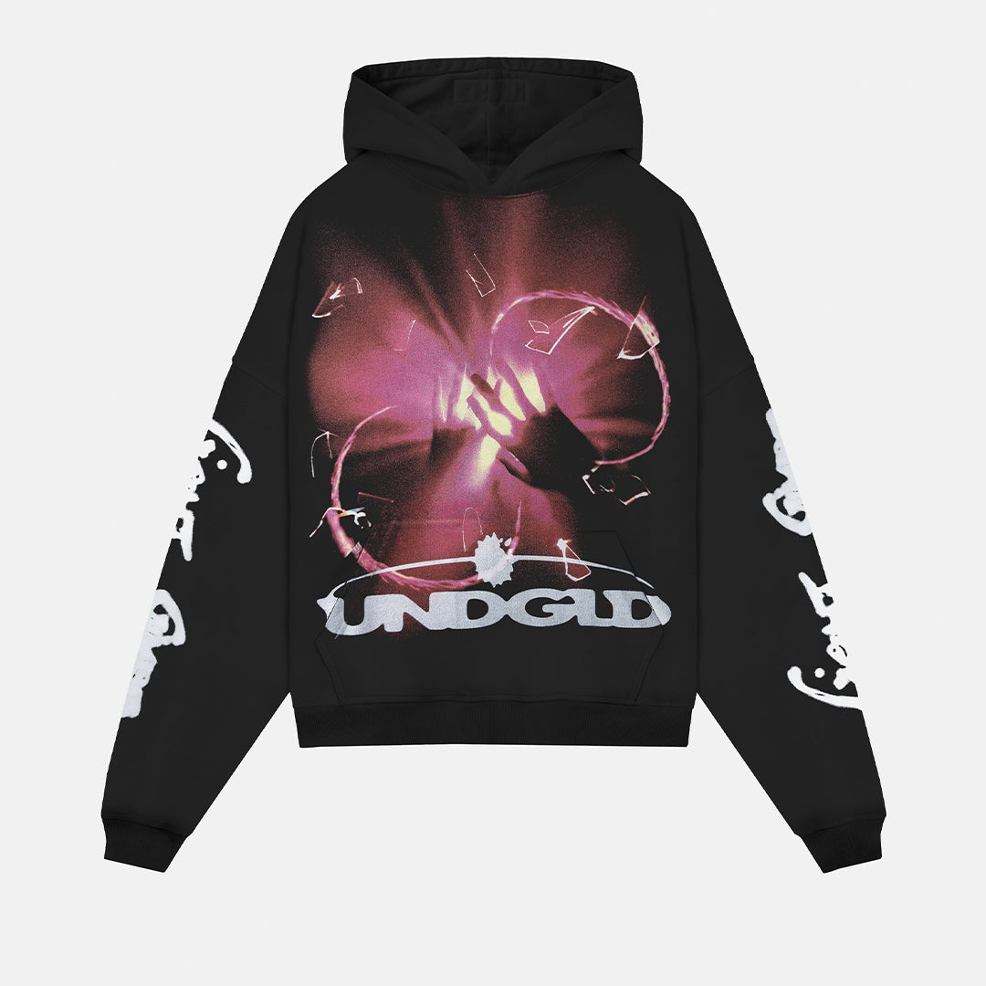 UNDERGOLD HELIOS DAZZLED HOODIE BLACK