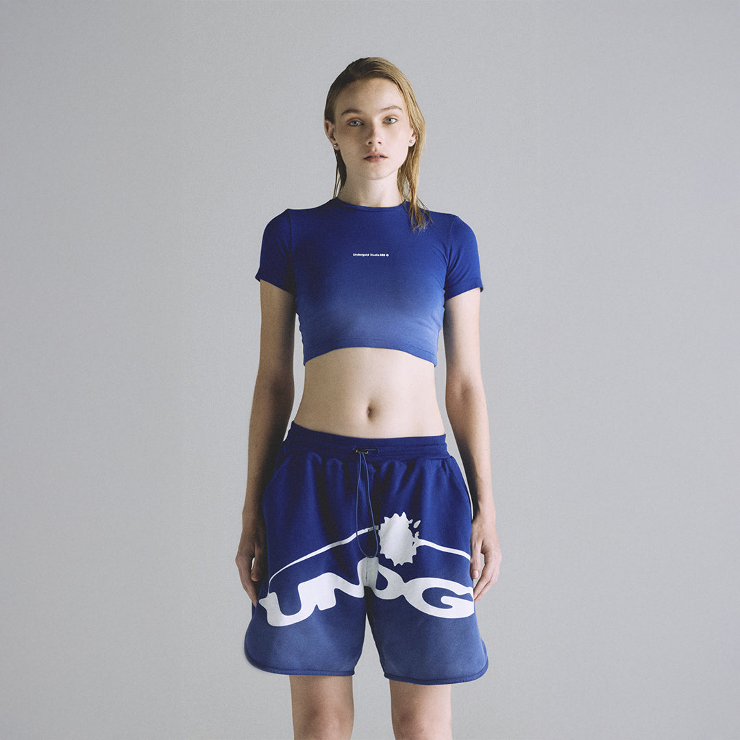 UNDERGOLD HELIOS  BABY TEE ELECTRIC BLUE