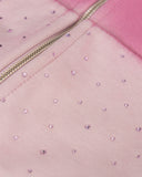 Undergold Holy State Undrgld Zip Up Boxy Fit Hoodie Faded Pink