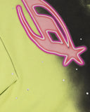 UNDERGOLD - Hoodie Act 1 Neon Boxy Fit - Faded Green