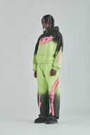 UNDERGOLD - Hoodie Act 1 Neon Boxy Fit - Faded Green