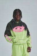 UNDERGOLD - Hoodie Act 1 Neon Boxy Fit - Faded Green