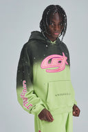 UNDERGOLD - Hoodie Act 1 Neon Boxy Fit - Faded Green