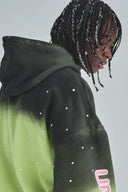 UNDERGOLD - Hoodie Act 1 Neon Boxy Fit - Faded Green