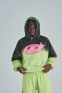 UNDERGOLD - Hoodie Act 1 Neon Boxy Fit - Faded Green