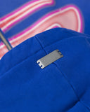 UNDERGOLD - Hoodie Act 1 Neon Zip Up Boxy Fit - Electric Blue