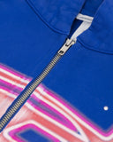 UNDERGOLD - Hoodie Act 1 Neon Zip Up Boxy Fit - Electric Blue