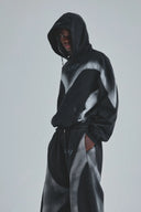 UNDERGOLD - Hoodie Act 1 UG Boxy Fit Sandblast - Black