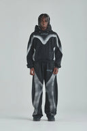 UNDERGOLD - Hoodie Act 1 UG Boxy Fit Sandblast - Black