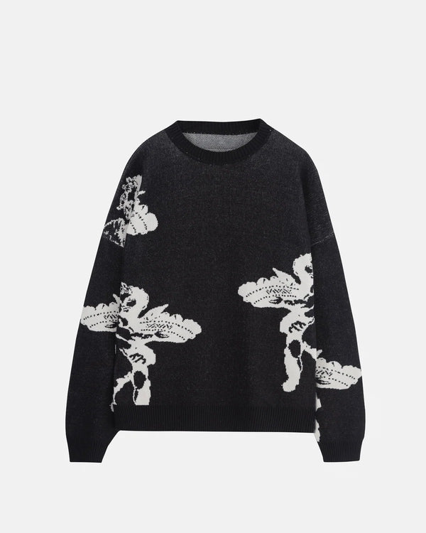 UNDERGOLD - Basics Cherubs Knit Crewneck Black