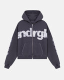 UNDERGOLD - Hoodie Revelation Zip Up Boxy Fit - Vintage Gray