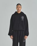 UNDERGOLD HOODIE SPRING PRAY 4 LOVE BOXY FIT BLACK