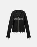 UNDERGOLD - W Basics Zip Up Slim Fit Cardigan Black