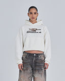 Undergold Hoodie W Holy State Deco Boxy Fit White