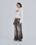 Undergold Hoodie W Holy State Deco Boxy Fit White