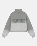 Undergold Hoodie W Holy State Undrgld Turtle Neck Boxy Fit Faded Gray