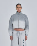 Undergold Hoodie W Holy State Undrgld Turtle Neck Boxy Fit Faded Gray