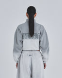Undergold Hoodie W Holy State Undrgld Turtle Neck Boxy Fit Faded Gray