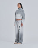 Undergold Hoodie W Holy State Undrgld Turtle Neck Boxy Fit Faded Gray