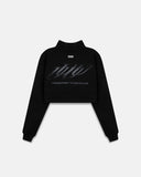 Undergold hoodie w spring unity zip up slim fit crewneck – Black