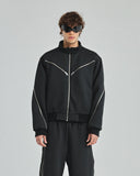 UNDERGOLD - Jacket Basics UNDGLD Zipper Black
