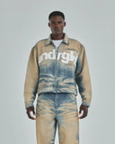 UNDERGOLD - Jacket Revelation Zip Up - Sand Blue