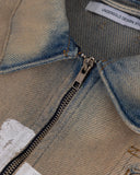 UNDERGOLD - Jacket Revelation Zip Up - Sand Blue