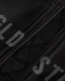 Undergold jacket spring worn logo cropped – Black