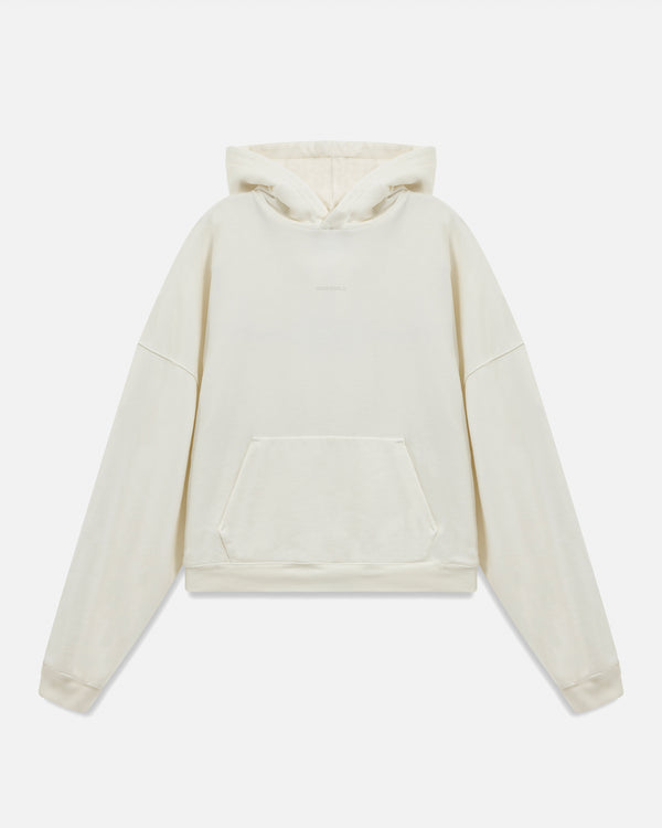 UNDERGOLD - Hoodie W Line Basic Boxy Fit - White