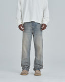 Undergold Pants Line Basic Slim Fit Jeans Dirty Blue
