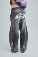 UNDERGOLD - Pants W Act 1 UG Star Barrel Vein Jean Washed - Black