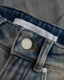 Undergold Pants W Capsule Wide Jeans Dirty Blue