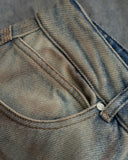 Undergold Pants W Capsule Wide Jeans Dirty Blue