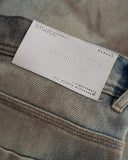 Undergold Pants W Capsule Wide Jeans Dirty Blue