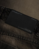 Undergold Pants W Line Basic Wide Jeans Dirty Black