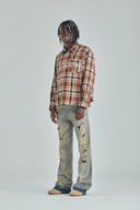 UNDERGOLD - Shirt Act 1 Faith Flannel Plaid - Brown