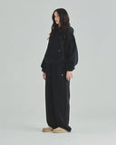 Undergold Sweatpants Blanks Barrel Straight Pants Black