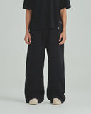 Undergold Sweatpants Blanks Barrel Straight Pants Black