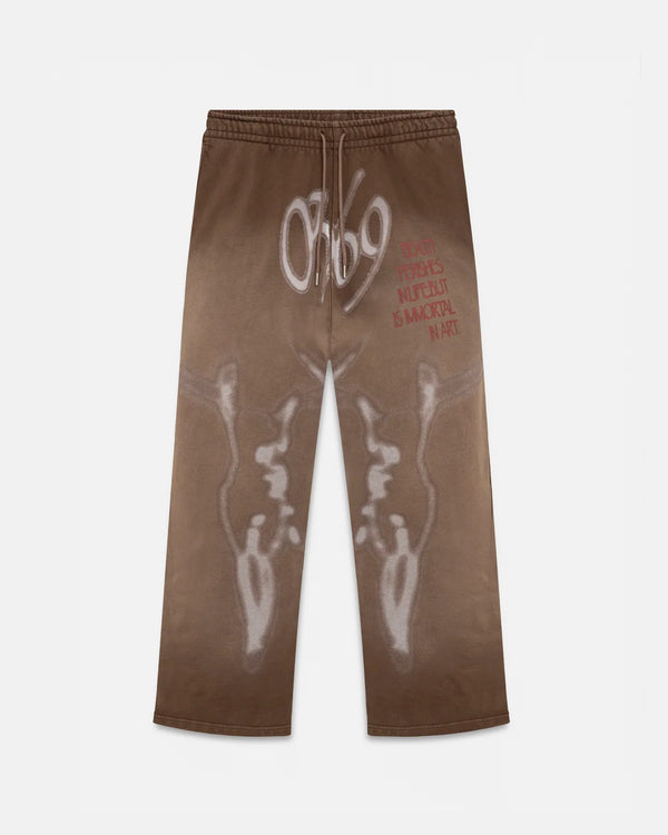 UNDERGOLD - Sweatpants Pilgrimage Risen Straightpants Washed Brown
