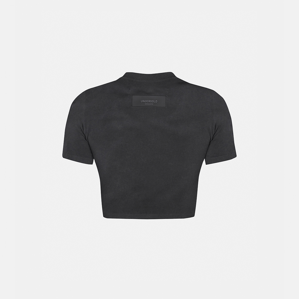 THUNDER RIDER PEGASUS BABY TEE VINTAGE BLACK