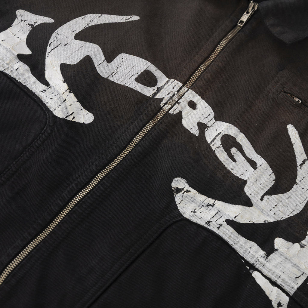 UNDERGOLD THUNDER RIDER PEGASUS ZIP UP JACKET RUSTY BLACK
