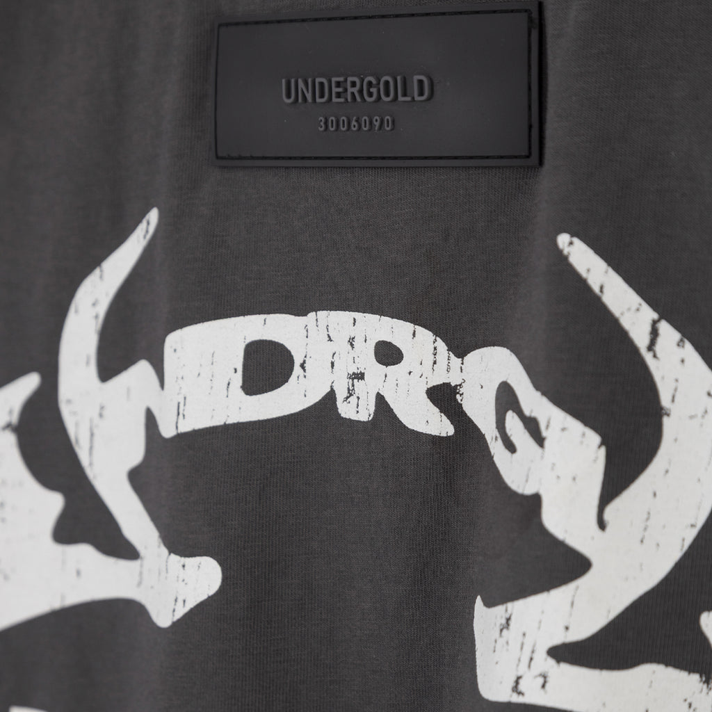 THUNDER RIDER PIGEONS BABY TEE VINTAGE GRAY