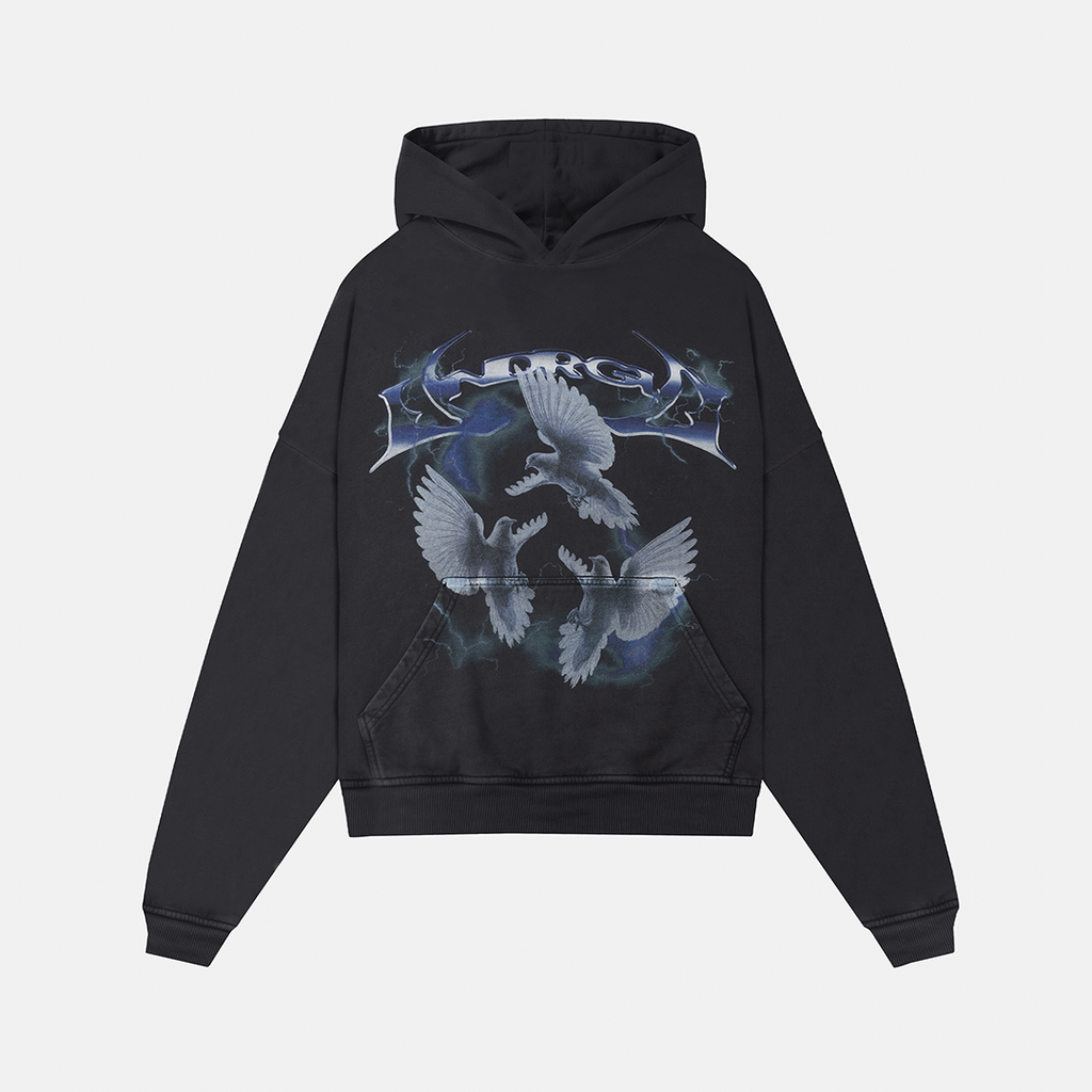 UNDERGOLD THUNDER RIDER PIGEONS HOODIE BLACK