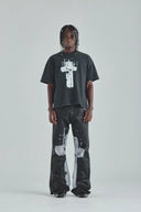 UNDERGOLD - Tshirt Act 1 Cross Vintage - Black