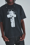UNDERGOLD - Tshirt Act 1 Cross Vintage - Black